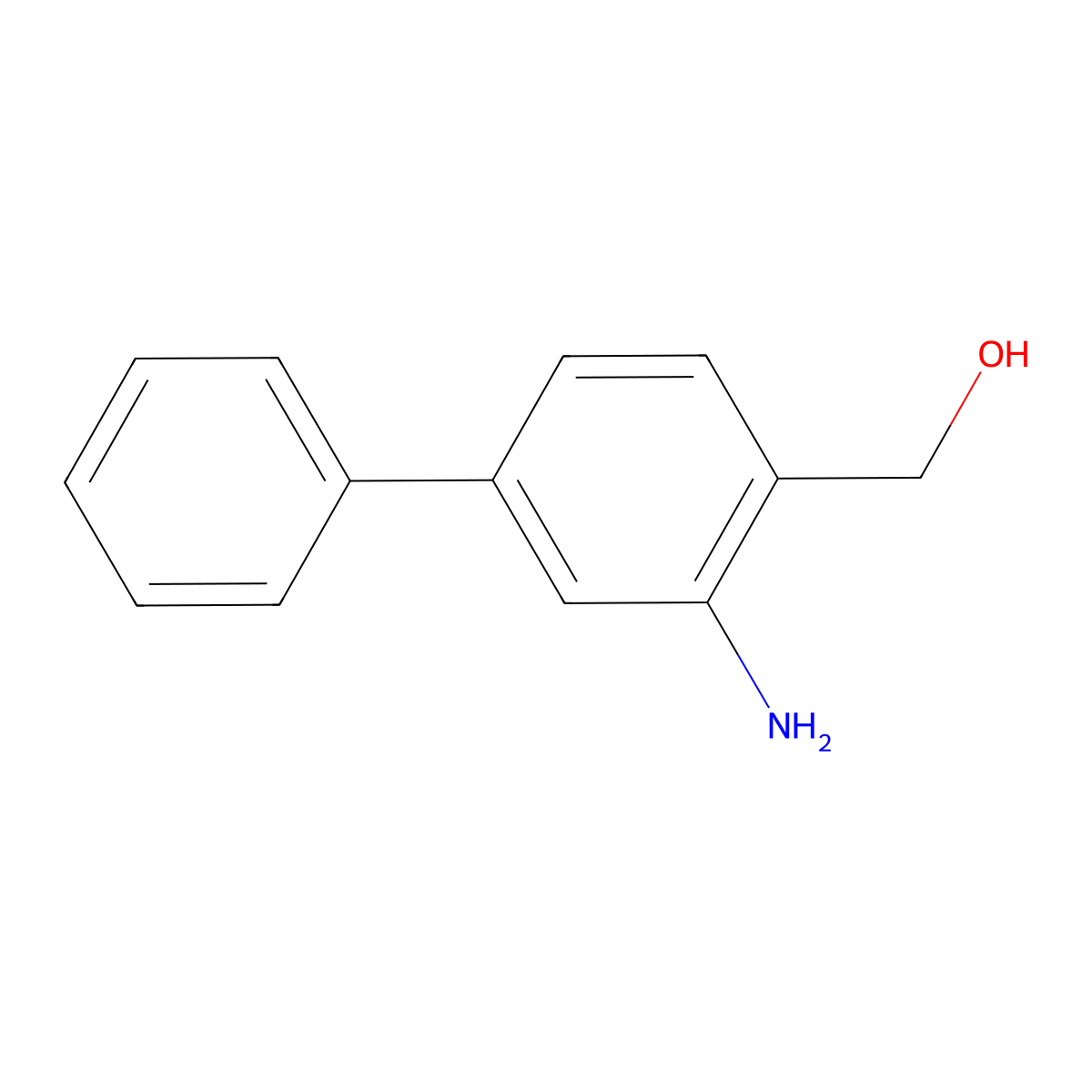 (3-Amino-[1,1'-biphenyl]-4-yl)methanol molecular structure, CAS 1379348-30-7