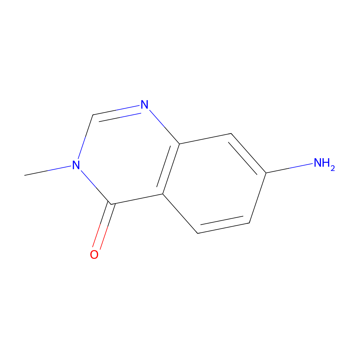 7-Amino-3-methyl-3,4-dihydroquinazolin-4-one molecular structure, CAS 1379350-12-5