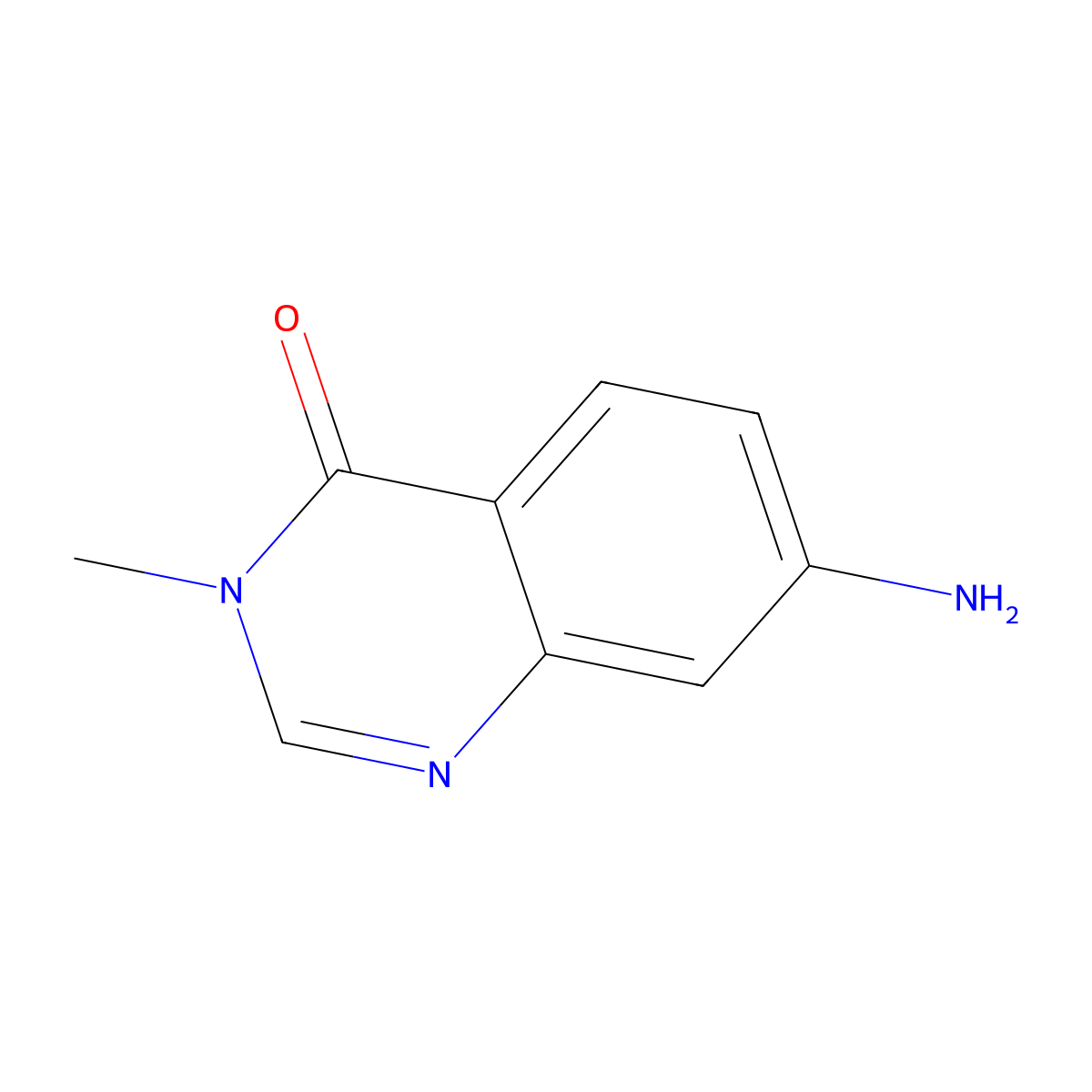 7-Amino-3-methyl-3,4-dihydroquinazolin-4-one molecular structure, CAS 1379350-12-5