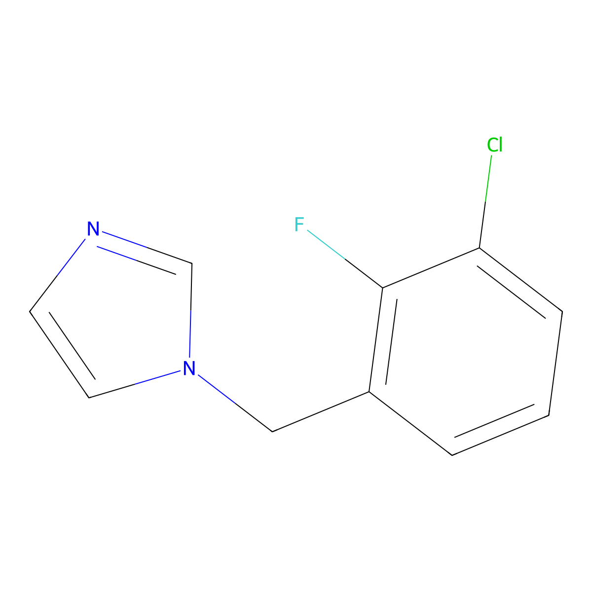 1-(3-Chloro-2-fluorobenzyl)imidazole molecular structure, CAS 1379351-47-9