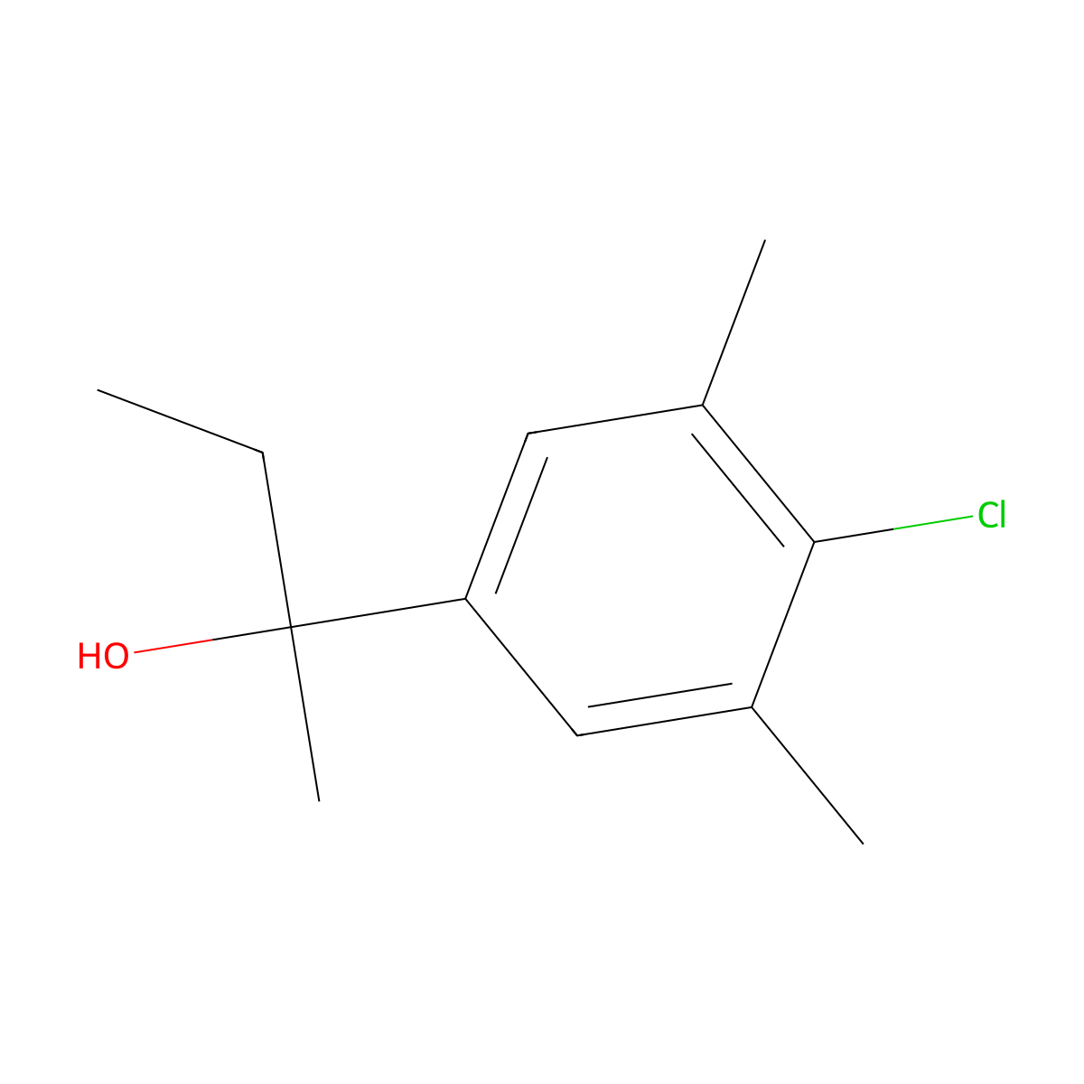 2-(4-Chloro-3,5-dimethylphenyl)-2-butanol molecular structure, CAS 1379354-21-8