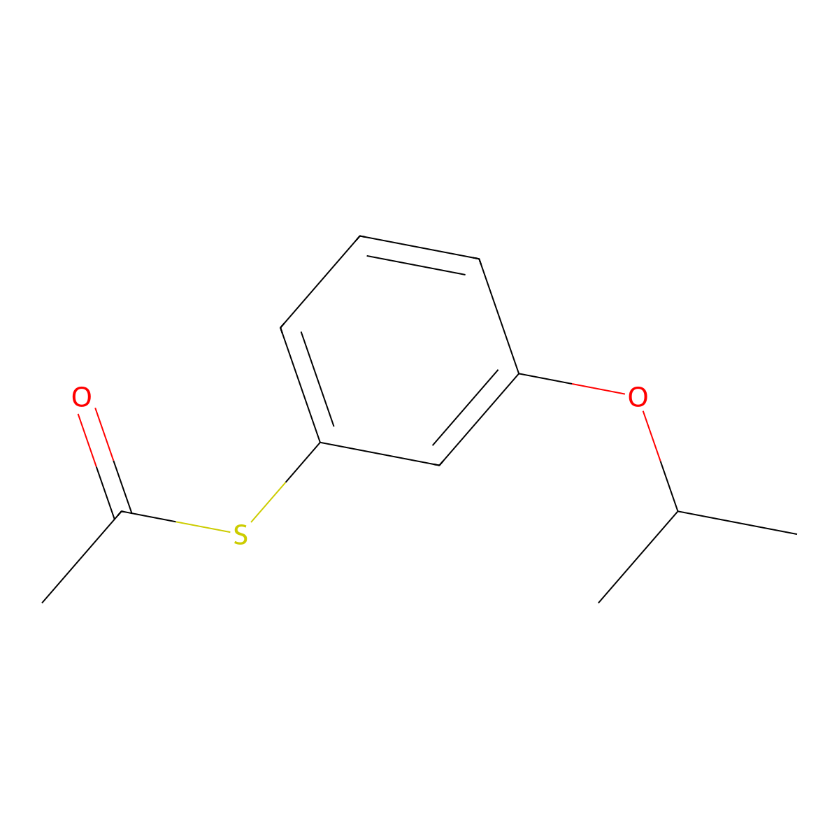 S-3-iso-Propoxyphenylthioacetate molecular structure, CAS 1379354-90-1
