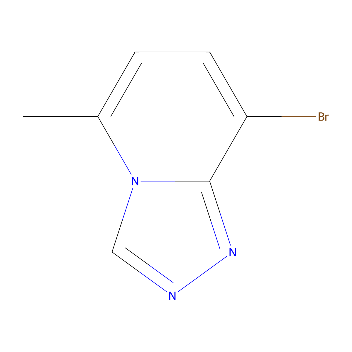 8-Bromo-5-methyl-[1,2,4]triazolo[4,3-a]pyridine molecular structure, CAS 1379355-21-1