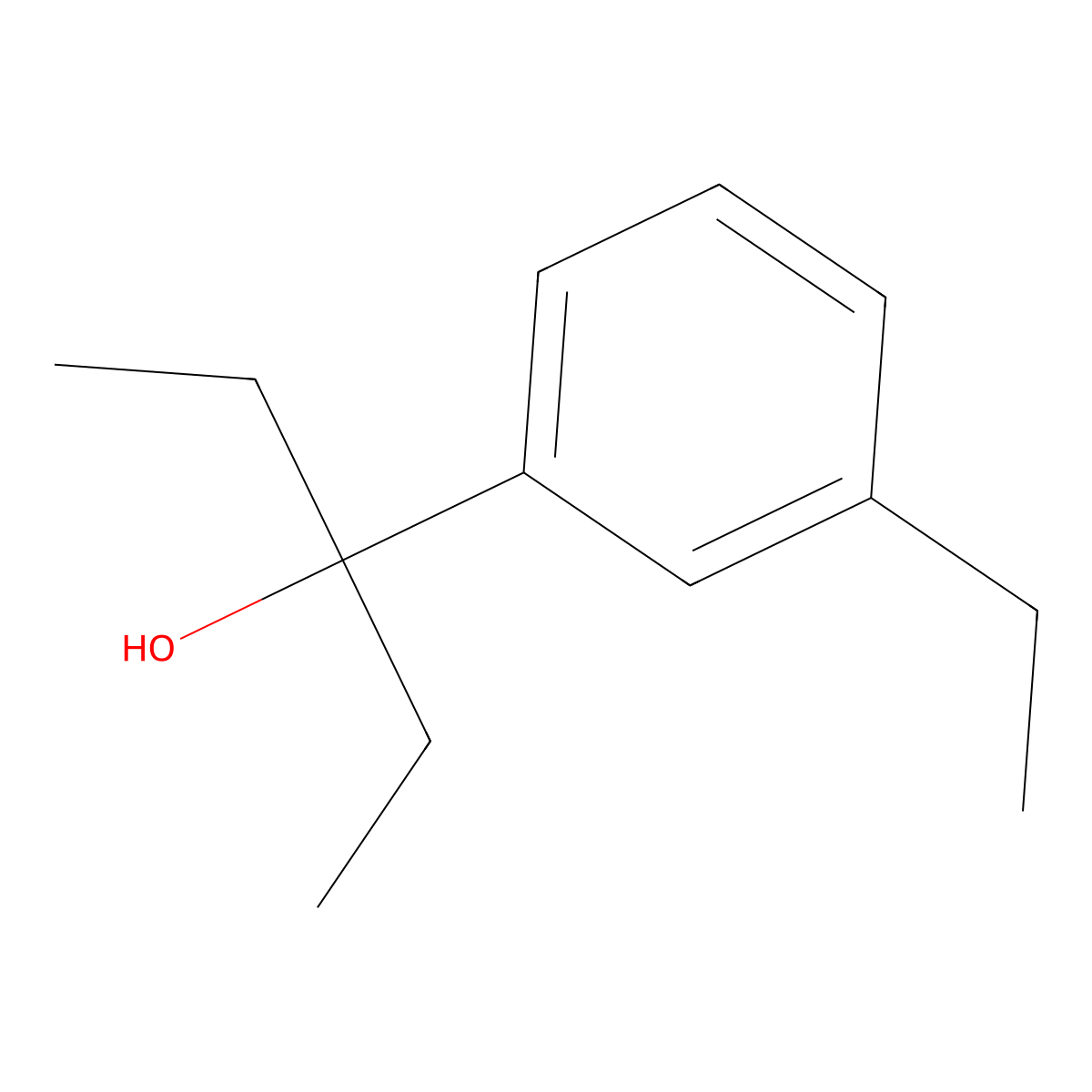 3-(3-Ethylphenyl)-3-pentanol molecular structure, CAS 1379355-98-2