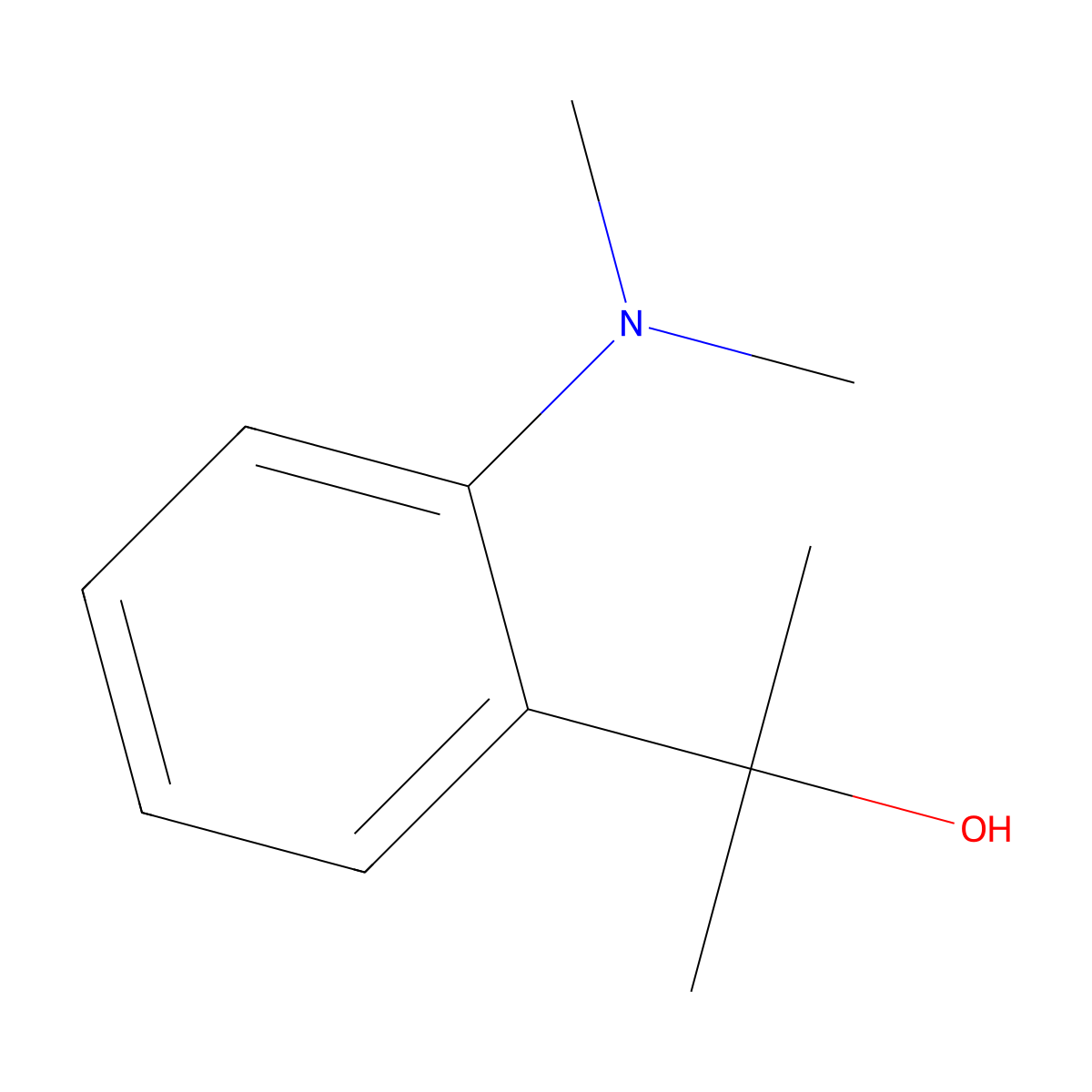 2-(2-(Dimethylamino)phenyl)propan-2-ol molecular structure, CAS 1379358-11-8