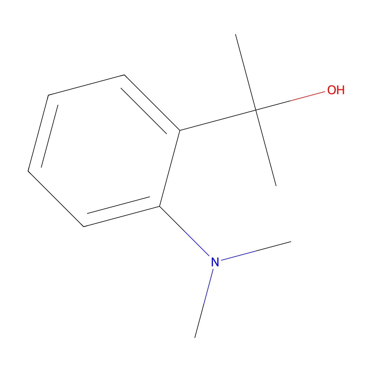 2-(2-(Dimethylamino)phenyl)propan-2-ol molecular structure, CAS 1379358-11-8