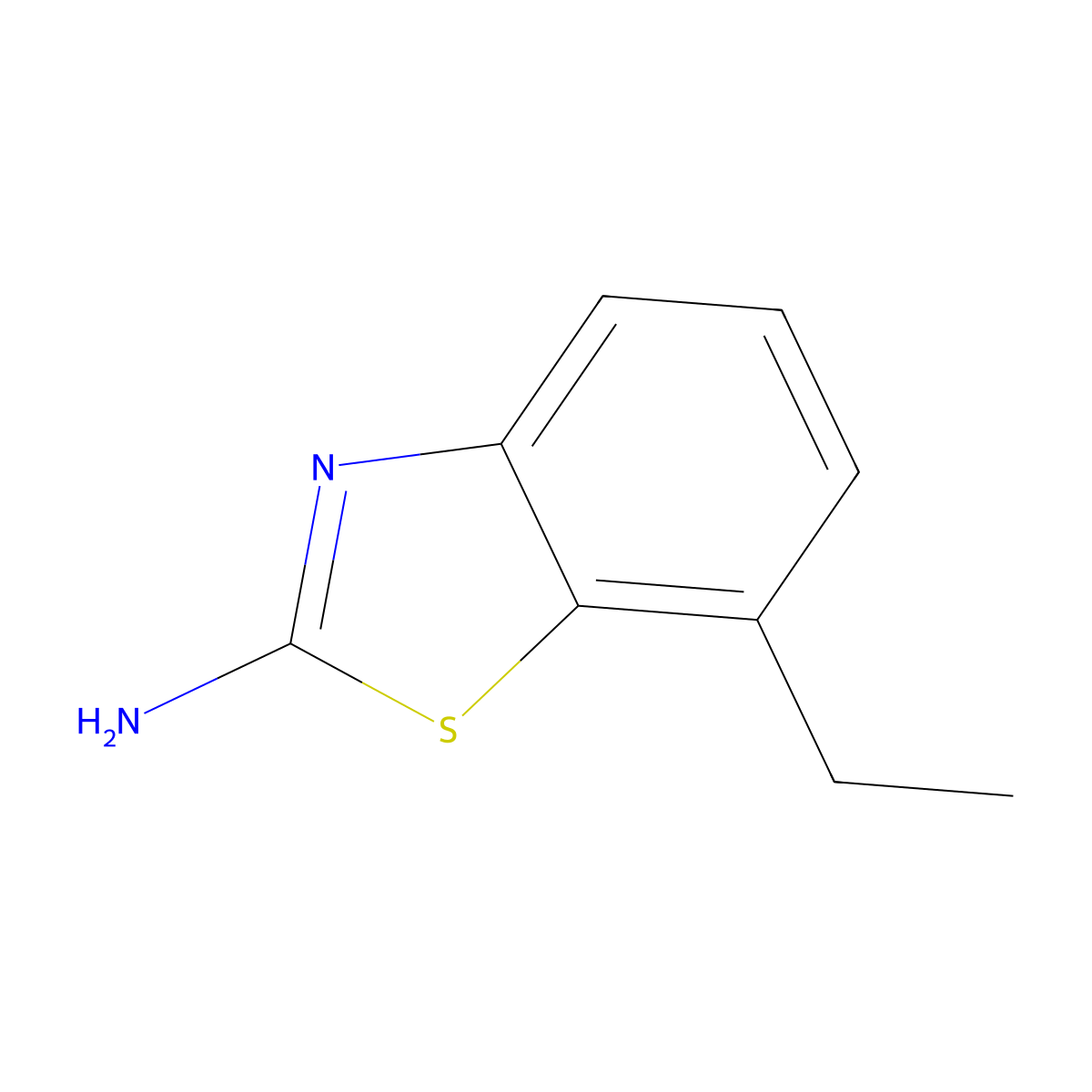 7-Ethyl-1,3-benzothiazol-2-amine molecular structure, CAS 1379358-69-6