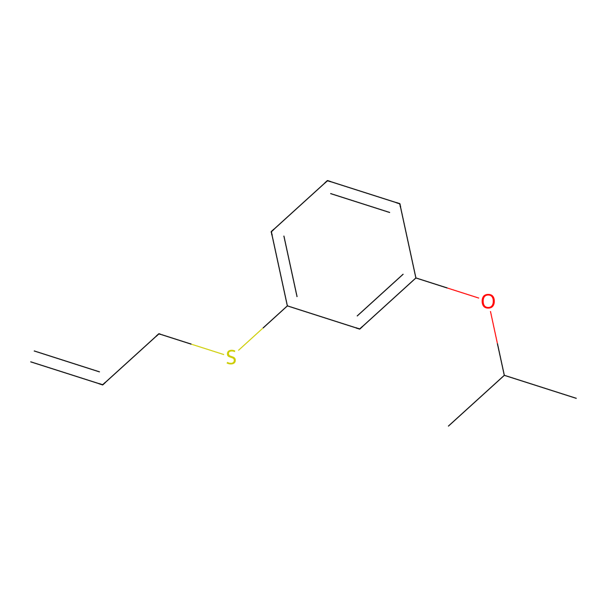 Allyl(3-isopropoxyphenyl)sulfane molecular structure, CAS 1379358-99-2