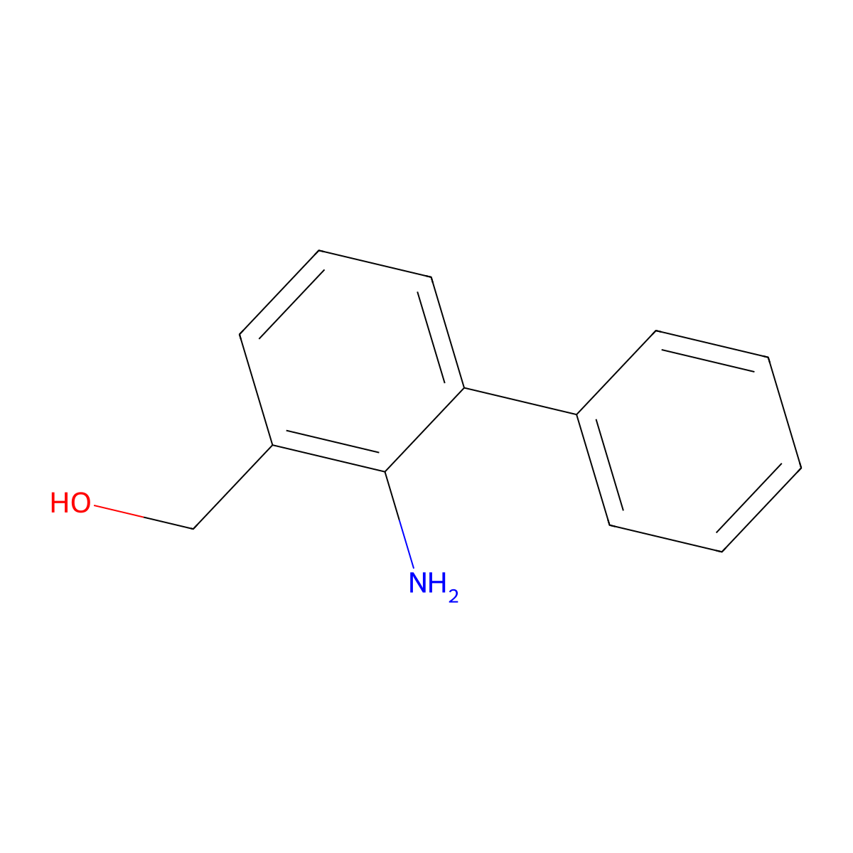 (2-Amino-[1,1'-biphenyl]-3-yl)methanol molecular structure, CAS 1379359-79-1