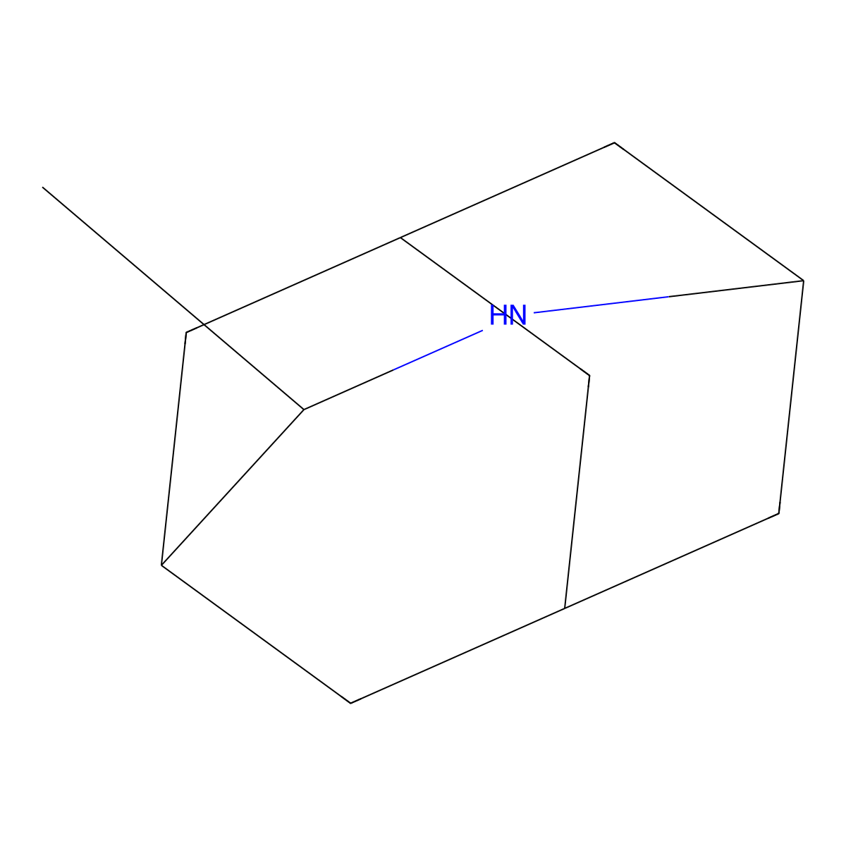 5-Methyl-4-azatricyclo[4.3.1.1,3,8]undecane molecular structure, CAS 137936-68-6