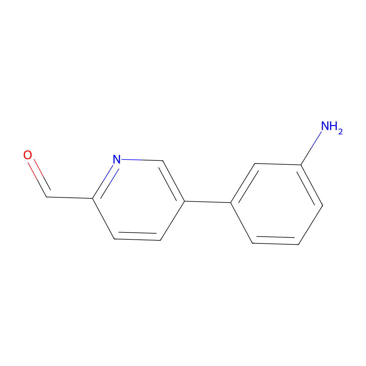 5-(3-Aminophenyl)pyridine-2-carbaldehyde molecular structure, CAS 1379362-67-0