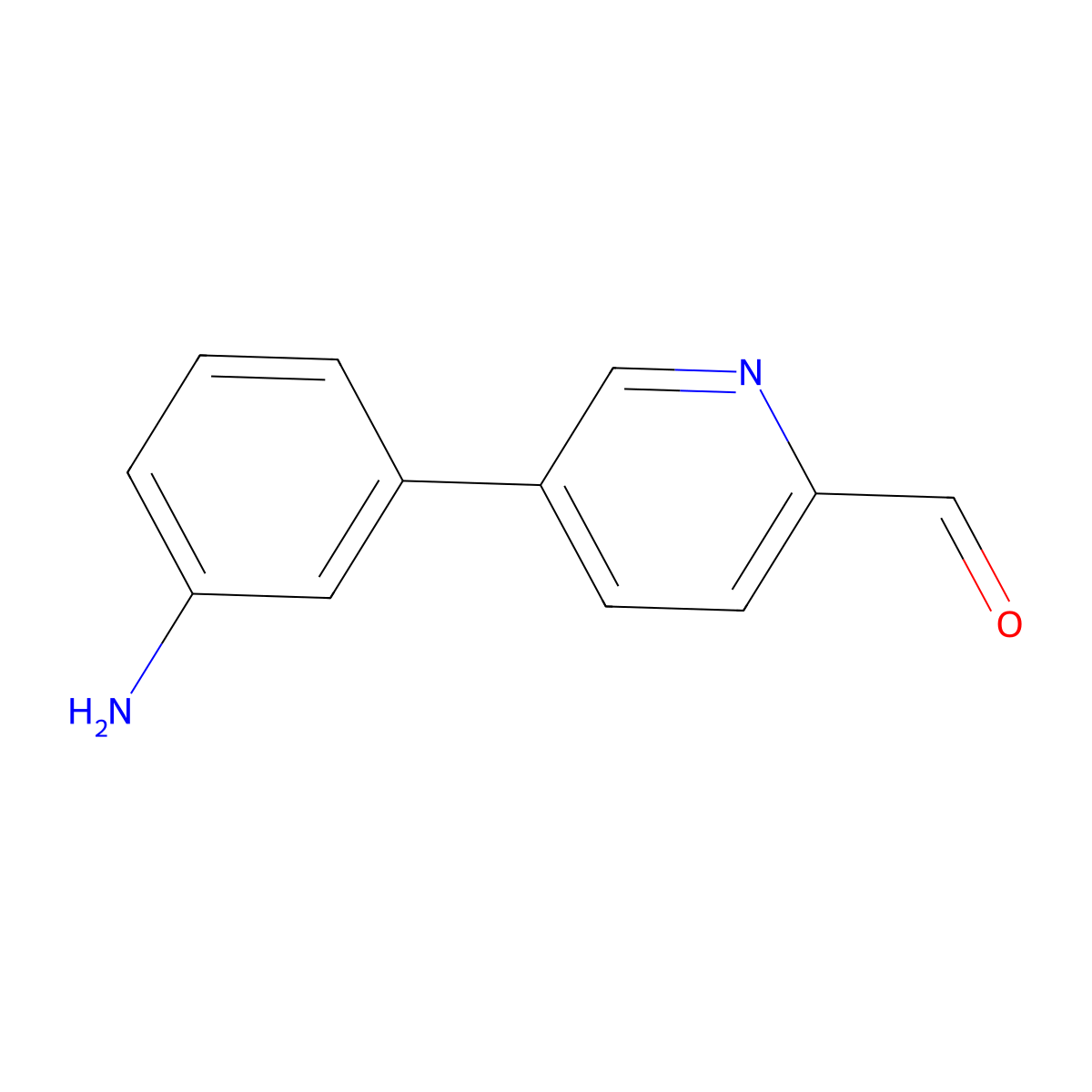5-(3-Aminophenyl)pyridine-2-carbaldehyde molecular structure, CAS 1379362-67-0