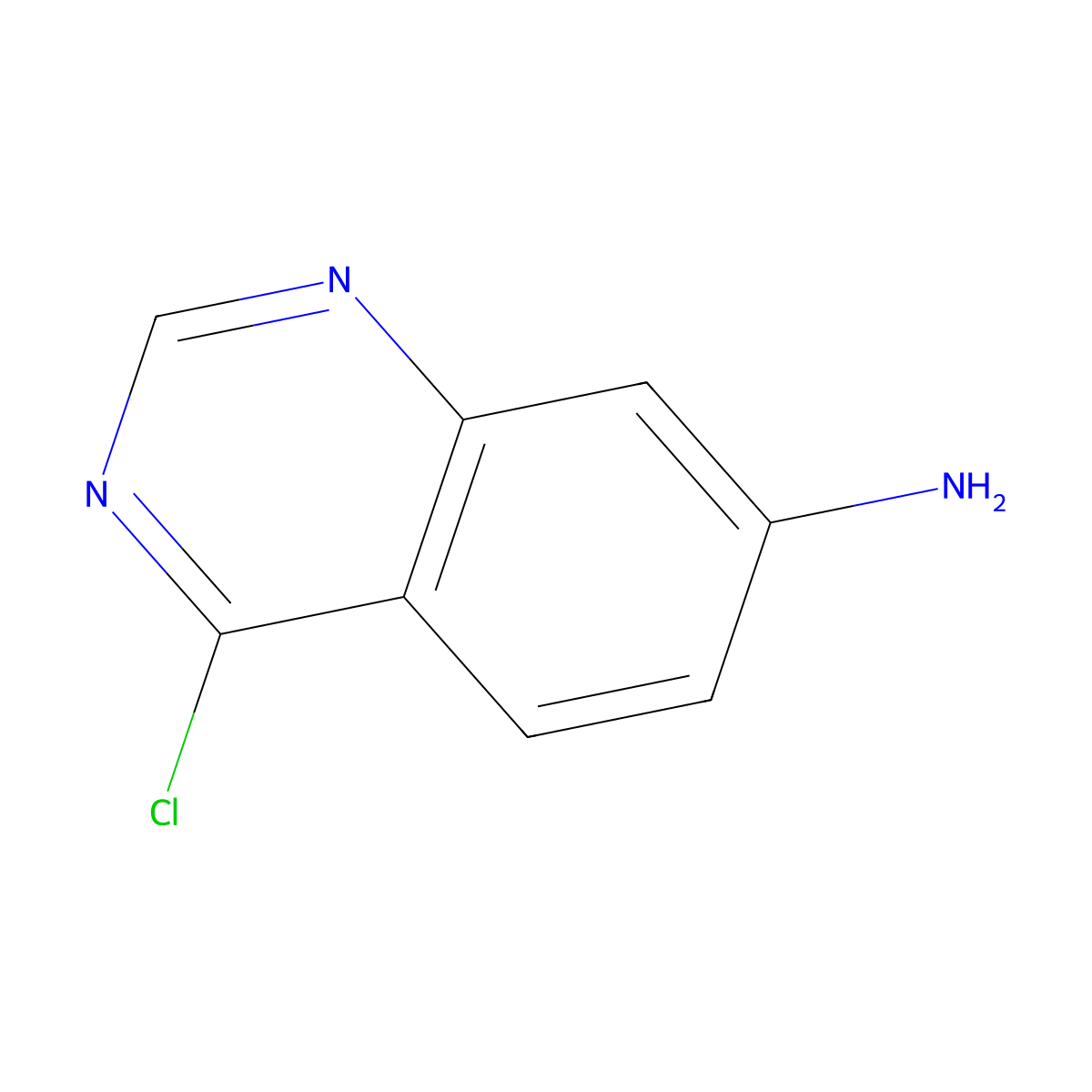 4-Chloroquinazolin-7-amine molecular structure, CAS 1379364-43-8