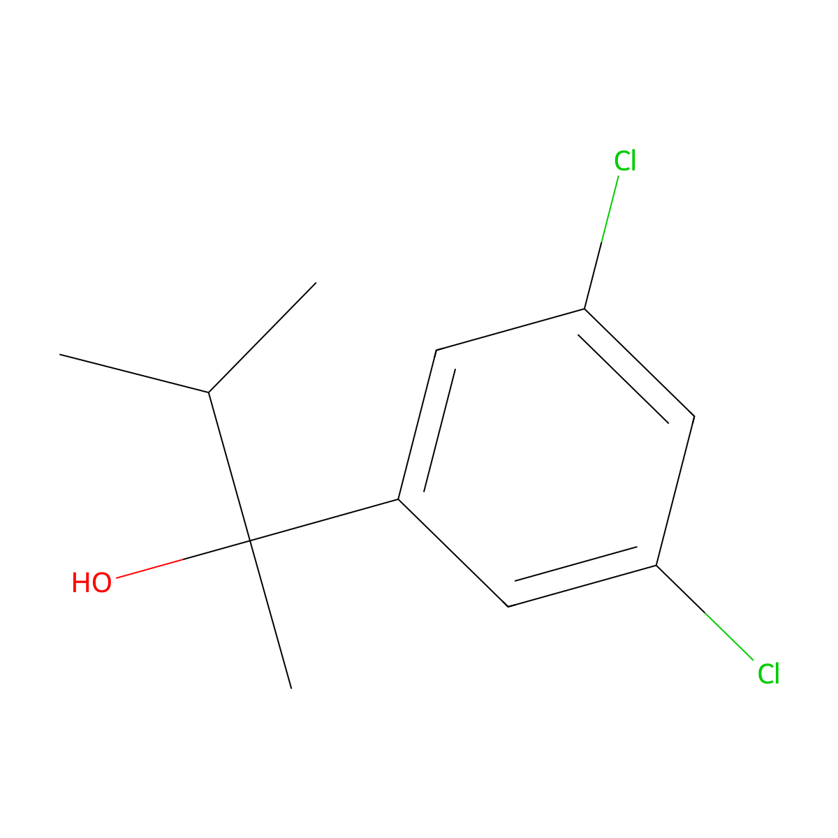 2-(3,5-Dichlorophenyl)-3-methylbutan-2-ol molecular structure, CAS 1379364-90-5