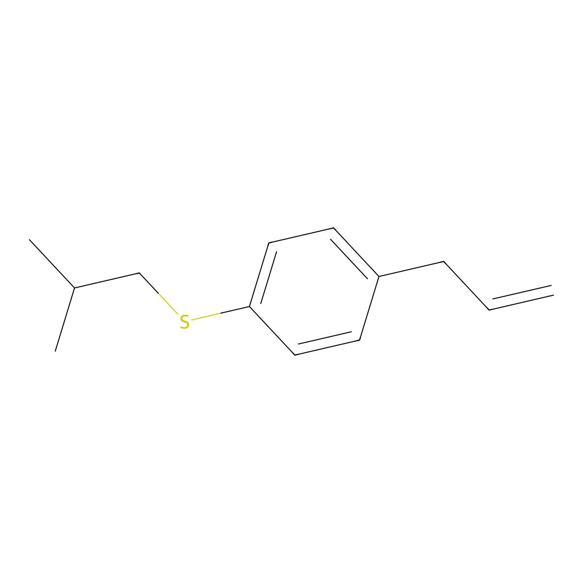 3-(4-iso-Butylthiophenyl)-1-propene molecular structure, CAS 1379369-66-0