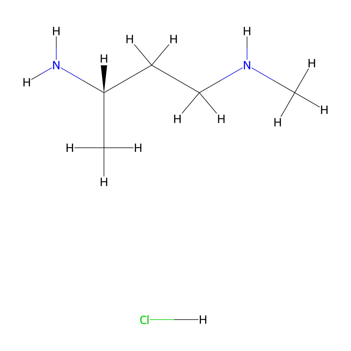 [(3S)-3-Aminotutyl](methyl)amine hydrochloride molecular structure, CAS 1379437-81-6