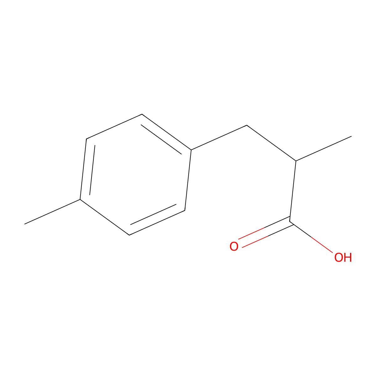 (2R)-2-methyl-3-(4-methylphenyl)propanoic acid molecular structure, CAS 1379440-46-6