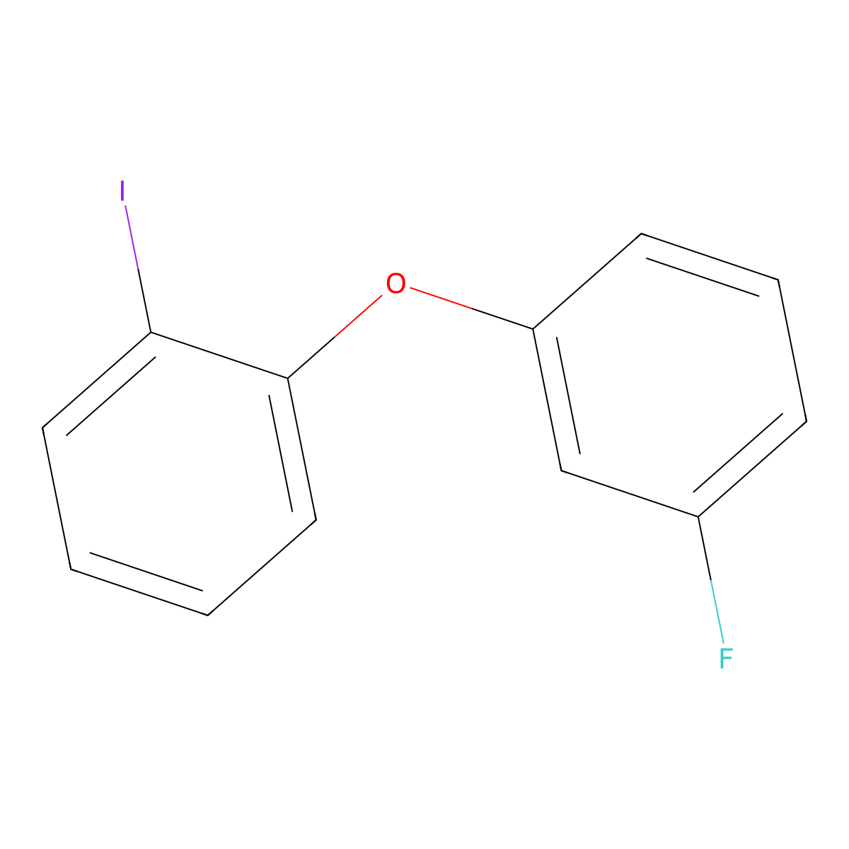 1-(3-Fluorophenoxy)-2-iodobenzene molecular structure, CAS 1379658-87-3