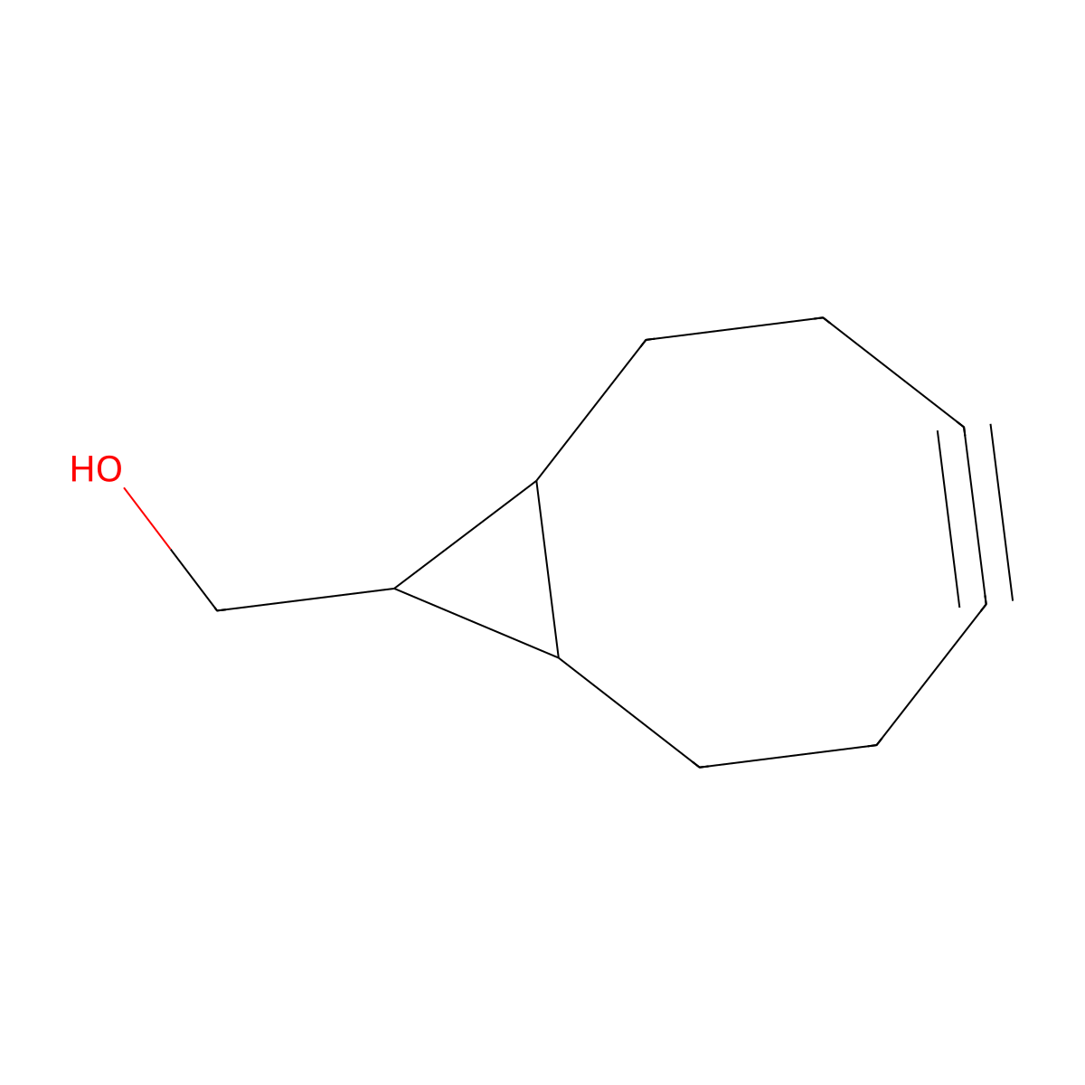 (Bicyclo(6.1.0)non-4-yn-9-yl)methanol molecular structure, CAS 1379662-52-8
