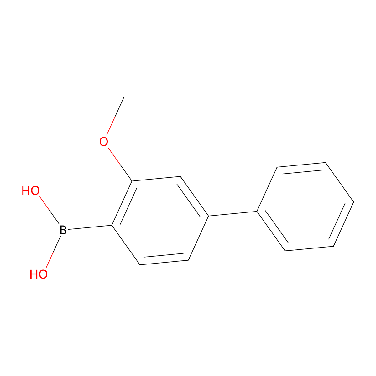 (3-Methoxy-[1,1'-biphenyl]-4-yl)boronic acid molecular structure, CAS 1379680-54-2