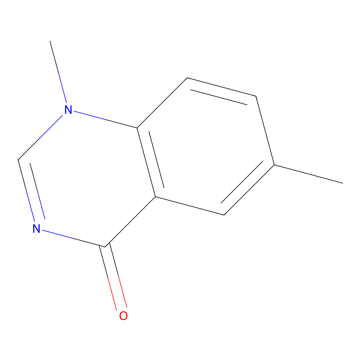 1,6-Dimethylquinazolin-4(1H)-one molecular structure, CAS 1379685-34-3