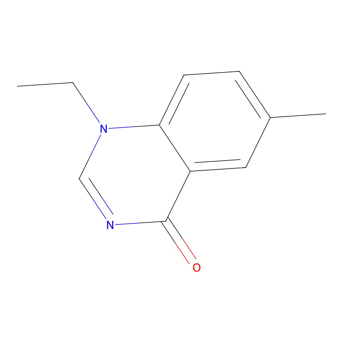 1-Ethyl-6-methylquinazolin-4(1H)-one molecular structure, CAS 1379685-35-4