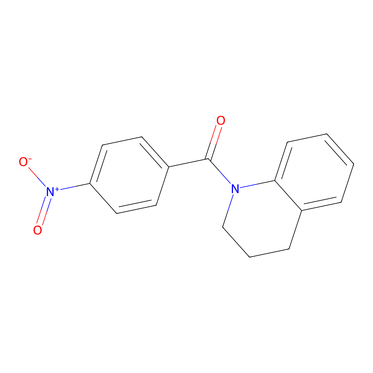 1-(4-Nitrobenzoyl)-1,2,3,4-tetrahydroquinoline molecular structure, CAS 137975-17-8