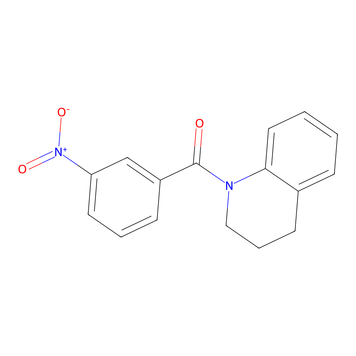 1-(3-Nitrobenzoyl)-1,2,3,4-tetrahydroquinoline molecular structure, CAS 137975-19-0