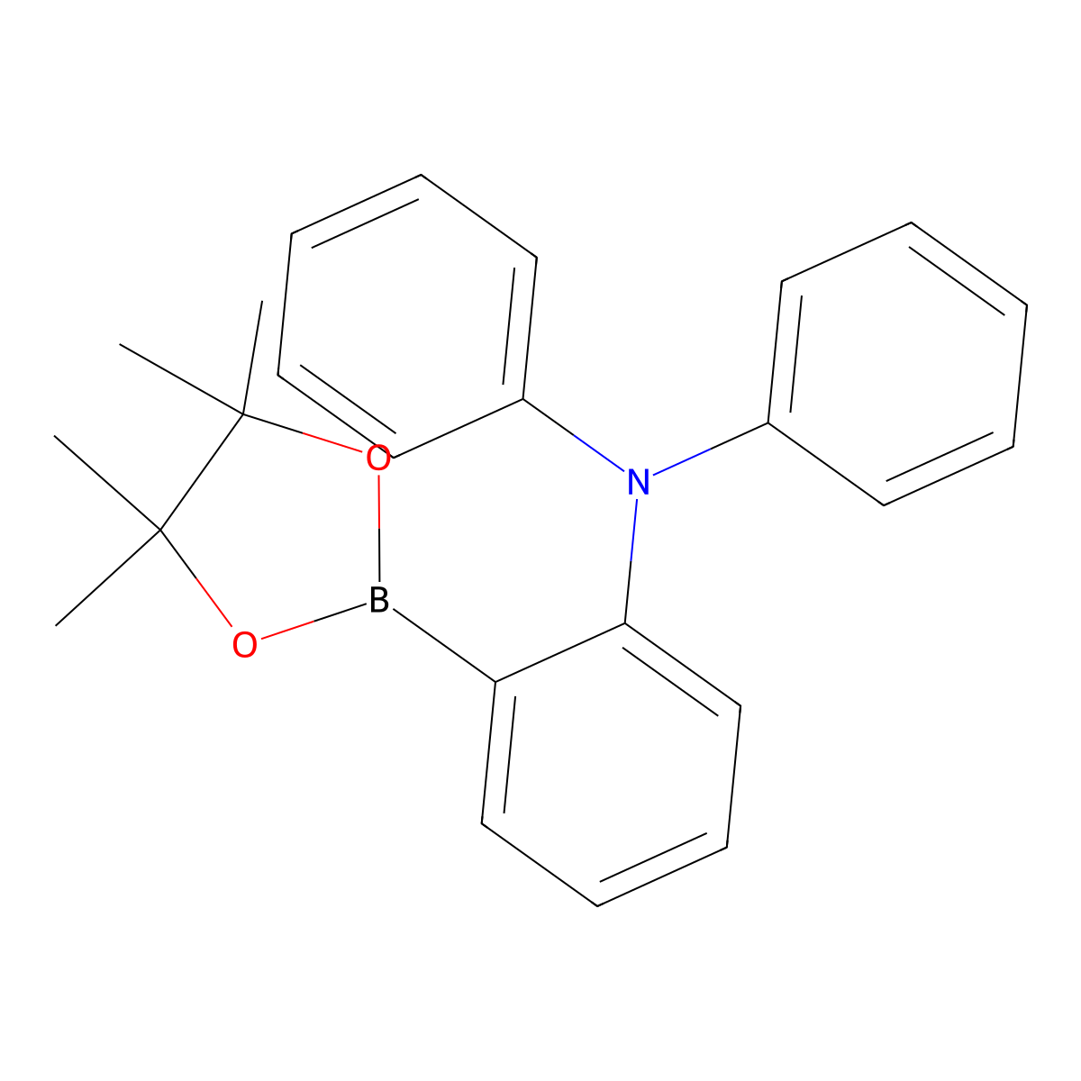 N,N-diphenyl-2-(4,4,5,5-tetramethyl-1,3,2-dioxaborolan-2-yl)aniline molecular structure, CAS 1379789-40-8