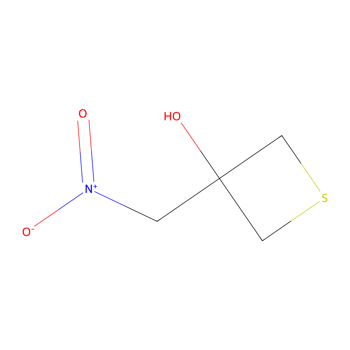 3-(Nitromethyl)thietan-3-ol molecular structure, CAS 1379812-19-7
