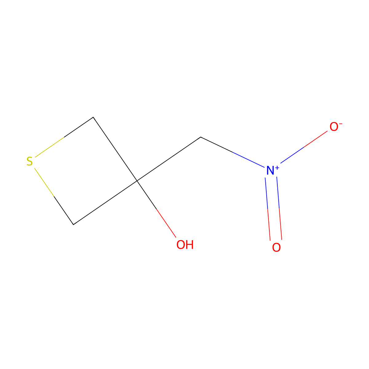 3-(Nitromethyl)thietan-3-ol molecular structure, CAS 1379812-19-7