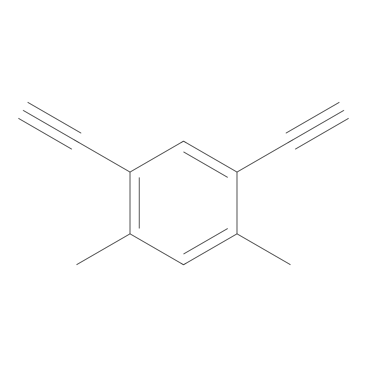 1,5-Diethynyl-2,4-dimethylbenzene molecular structure, CAS 1379822-09-9