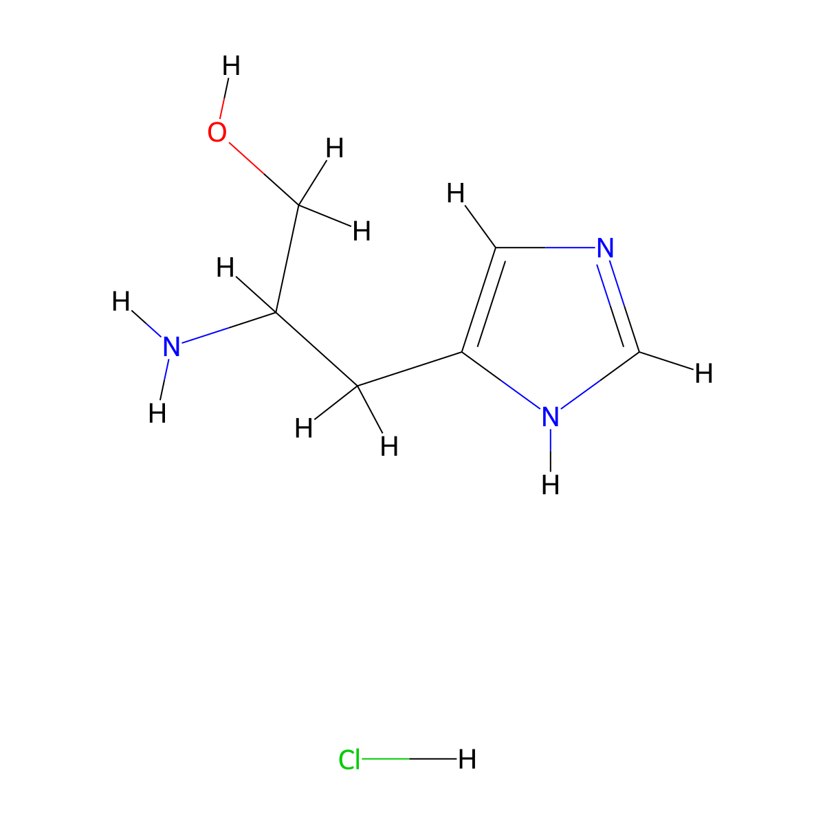 DL-Histidinol Dihydrochloride molecular structure, CAS 1379992-35-4
