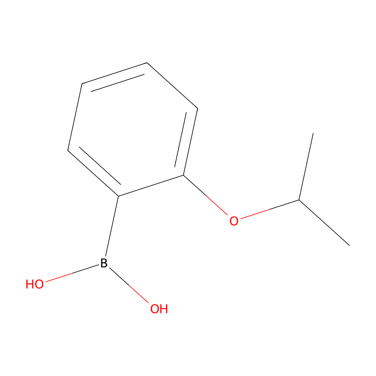 2-Isopropoxyphenylboronic acid molecular structure, CAS 138008-97-6