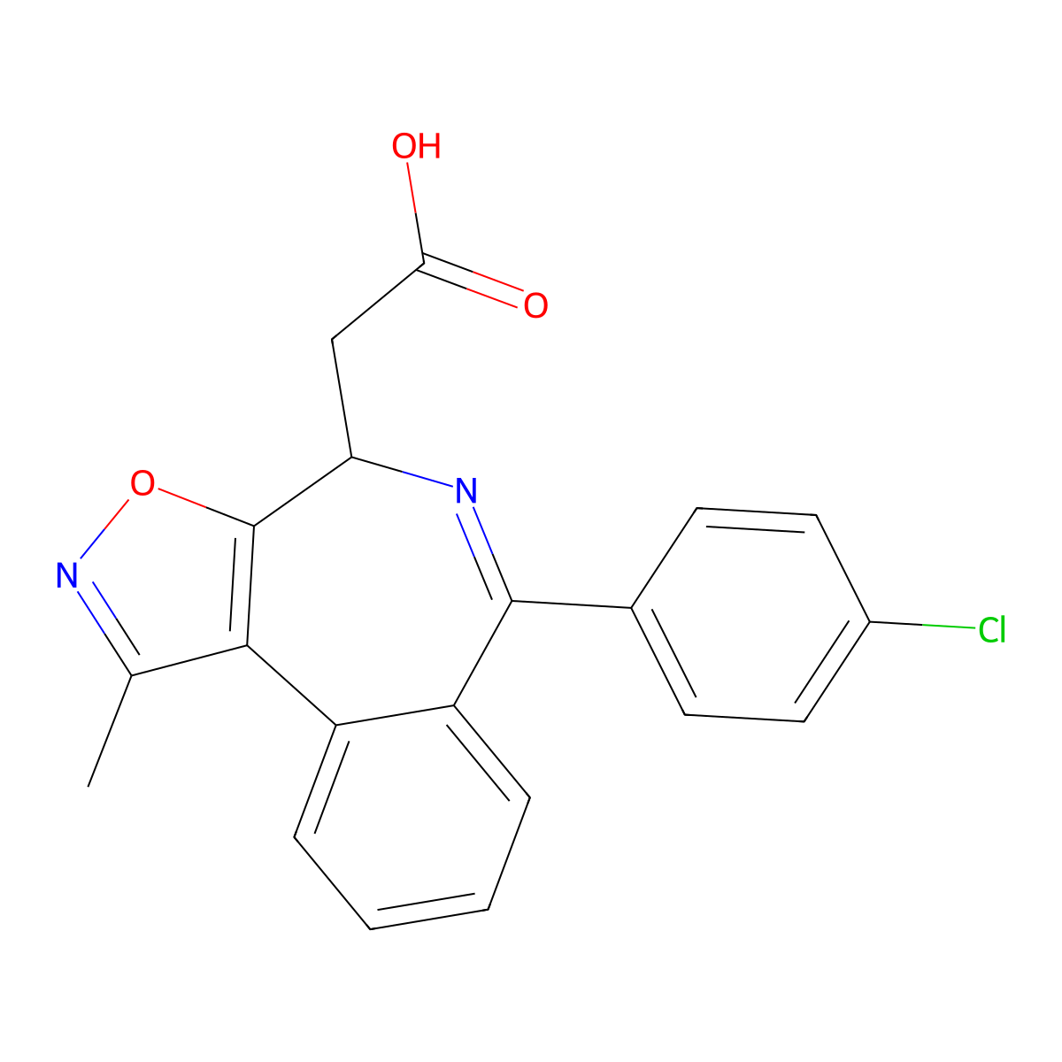 CPI-0610 carboxylic acid molecular structure, CAS 1380089-81-5