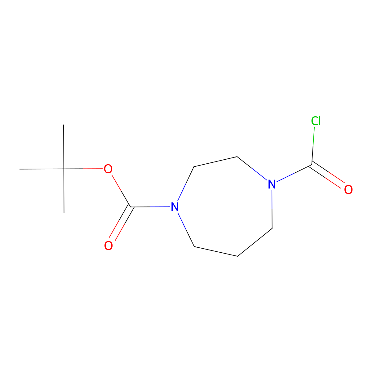 Tert-butyl 4-(carboxy)-1,4-diazepane-1-carboxylate molecular structure, CAS 1380171-14-1