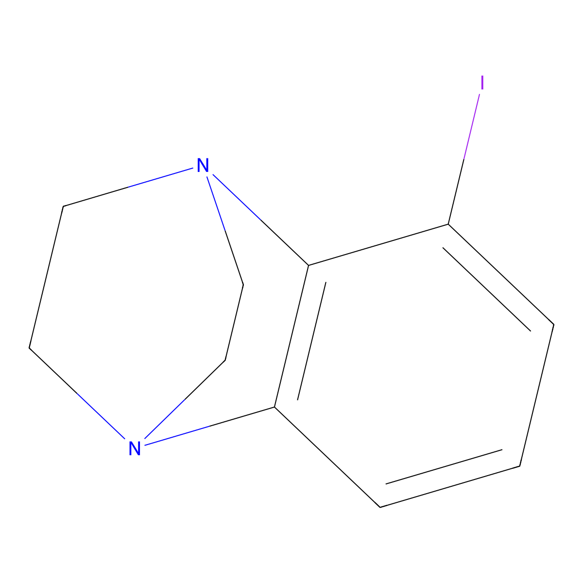 1,4-Ethanoquinoxaline, 2,3-dihydro-5-iodo- molecular structure, CAS 138023-40-2