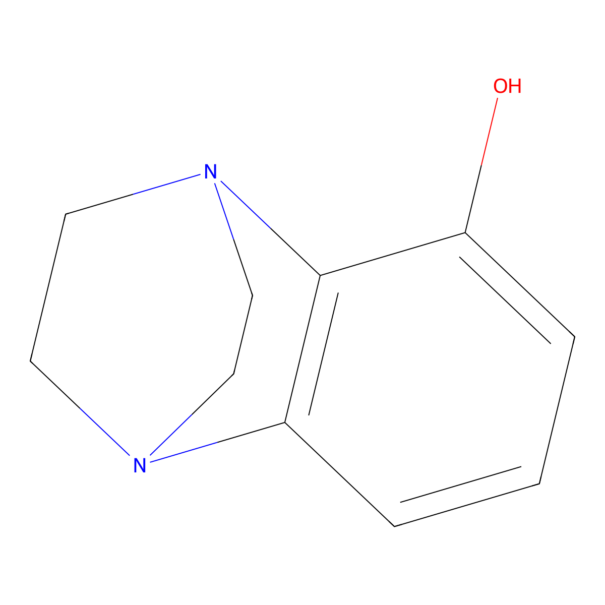 2,3-Dihydro-1,4-ethanoquinoxalin-5-ol molecular structure, CAS 138023-42-4