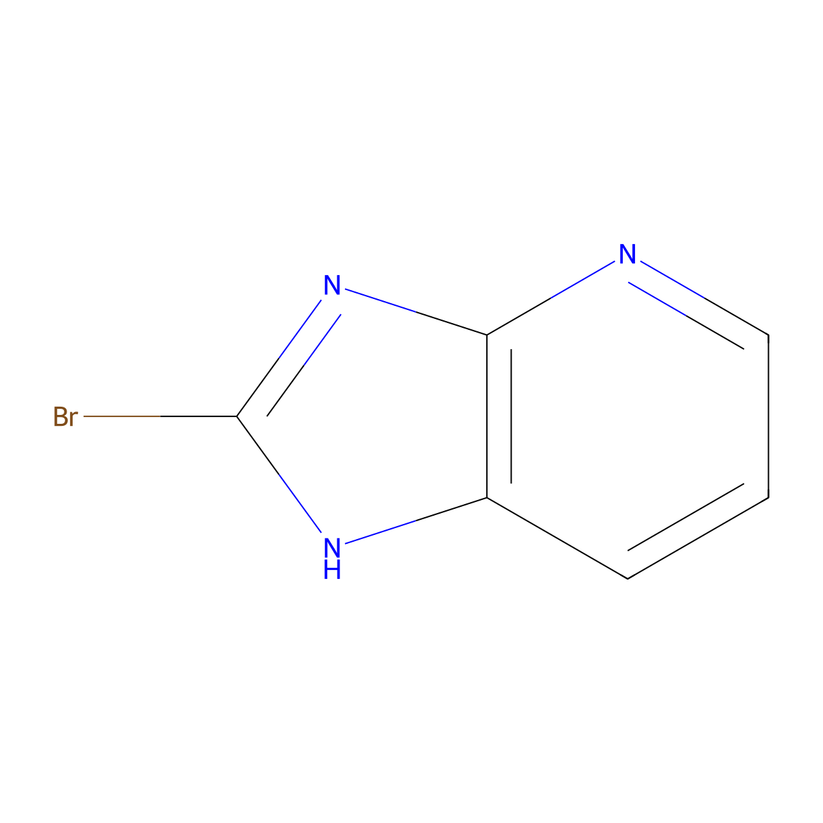 2-Bromo-1H-imidazo[4,5-b]pyridine molecular structure, CAS 1380245-88-4