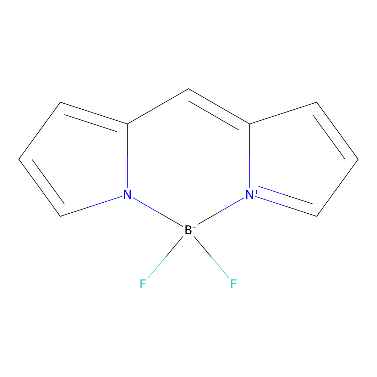 4,4-Difluoro-4-bora-3a,4a-diaza-s-indacene molecular structure, CAS 138026-71-8
