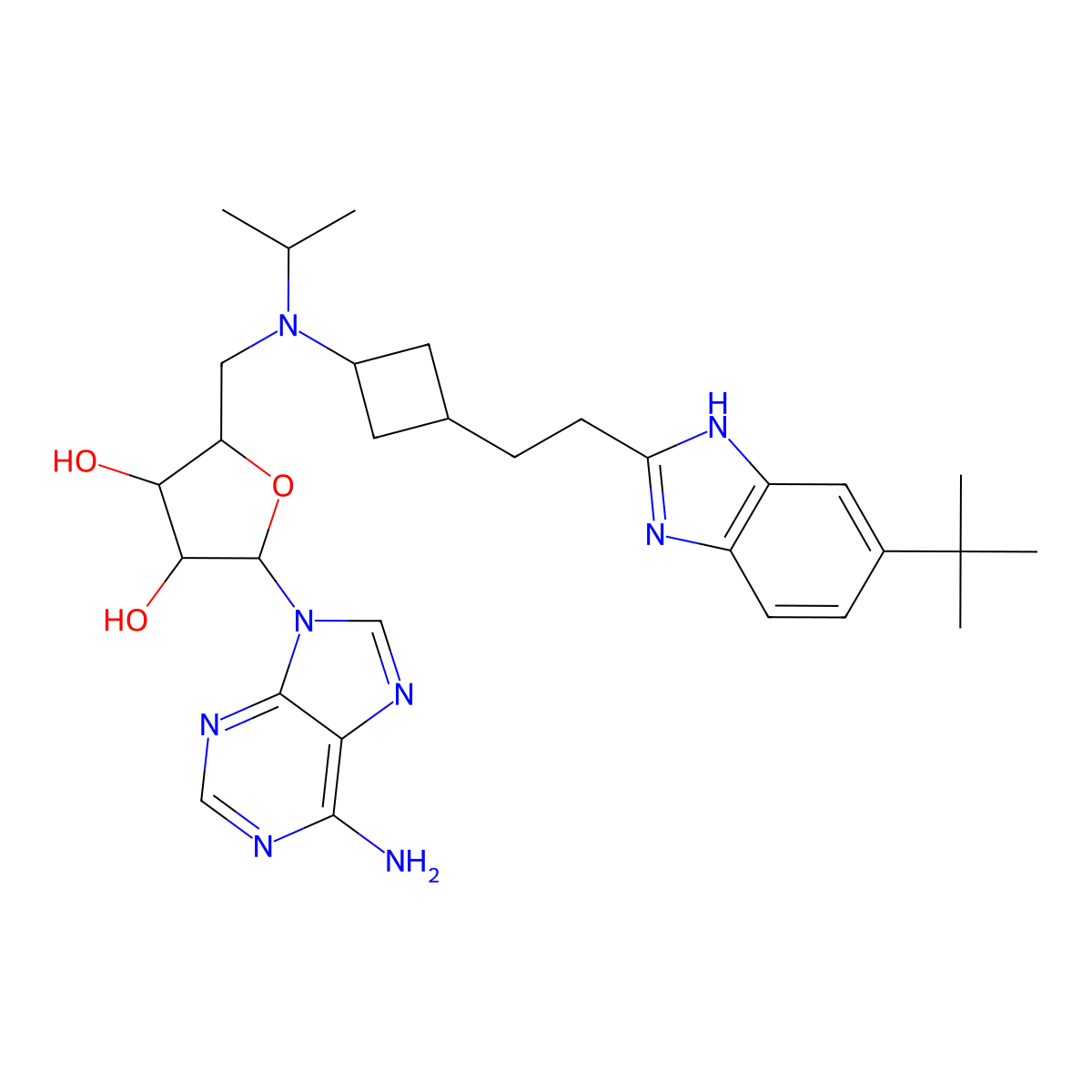 Pinometostat molecular structure, CAS 1380288-87-8