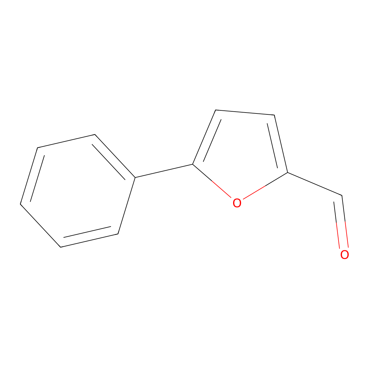 5-Phenyl-2-furaldehyde molecular structure, CAS 13803-39-9
