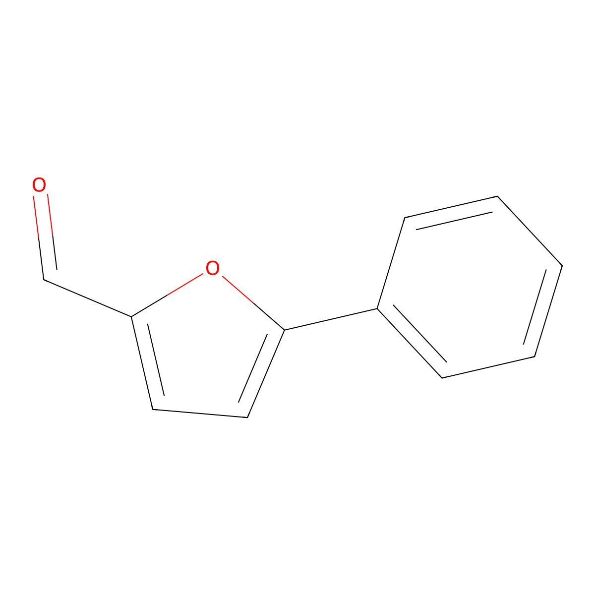 5-Phenyl-2-furaldehyde molecular structure, CAS 13803-39-9