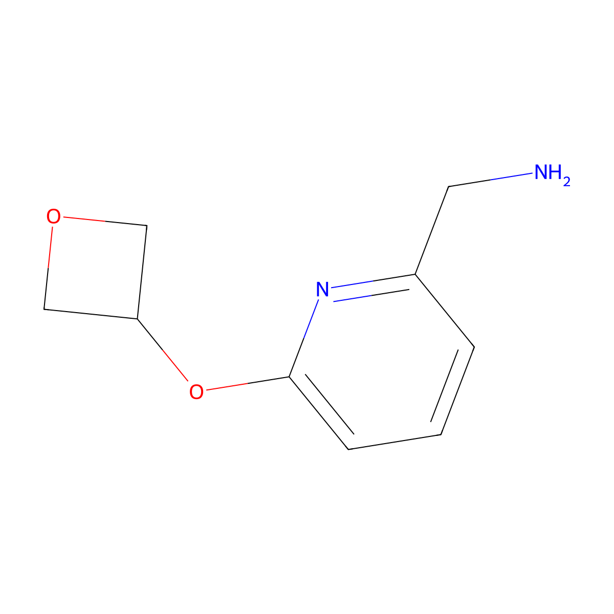 [6-(Oxetan-3-yloxy)pyridin-2-yl]methanamine molecular structure, CAS 1380300-24-2