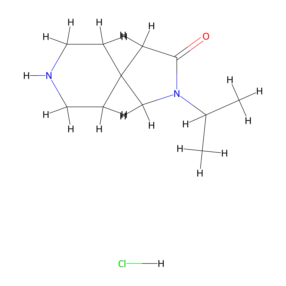 2-(Propan-2-yl)-2,8-diazaspiro[4.5]decan-3-one hydrochloride molecular structure, CAS 1380300-45-7