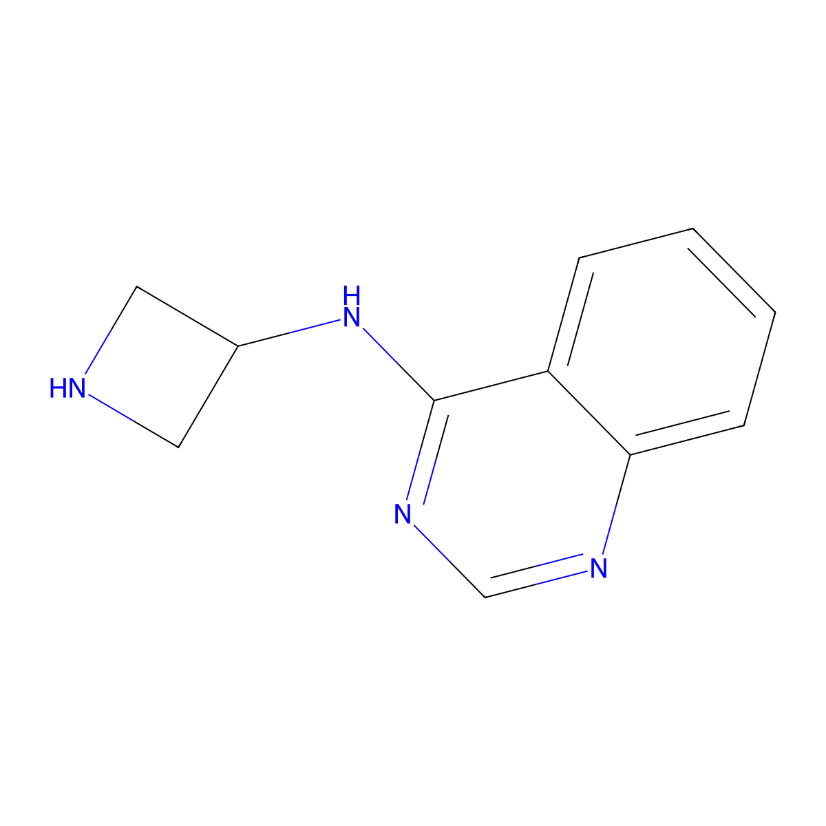 N-(Azetidin-3-yl)quinazolin-4-amine molecular structure, CAS 1380300-68-4