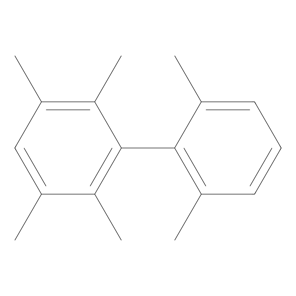 2,2',3,5,6,6'-Hexamethyl-1,1'-biphenyl molecular structure, CAS 1380314-21-5