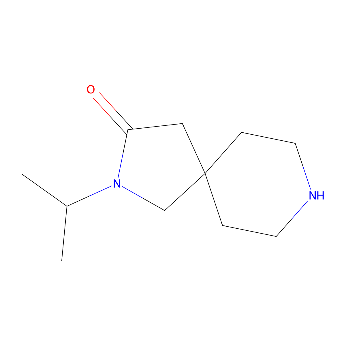 2-Isopropyl-2,8-diazaspiro[4.5]decan-3-one molecular structure, CAS 1380386-81-1