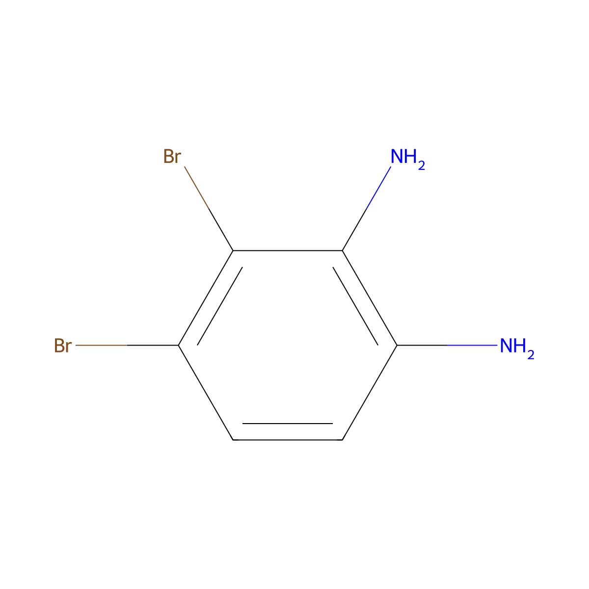Dibrom-Ortho-Phenylendiamin molecular structure, CAS 1380415-19-9