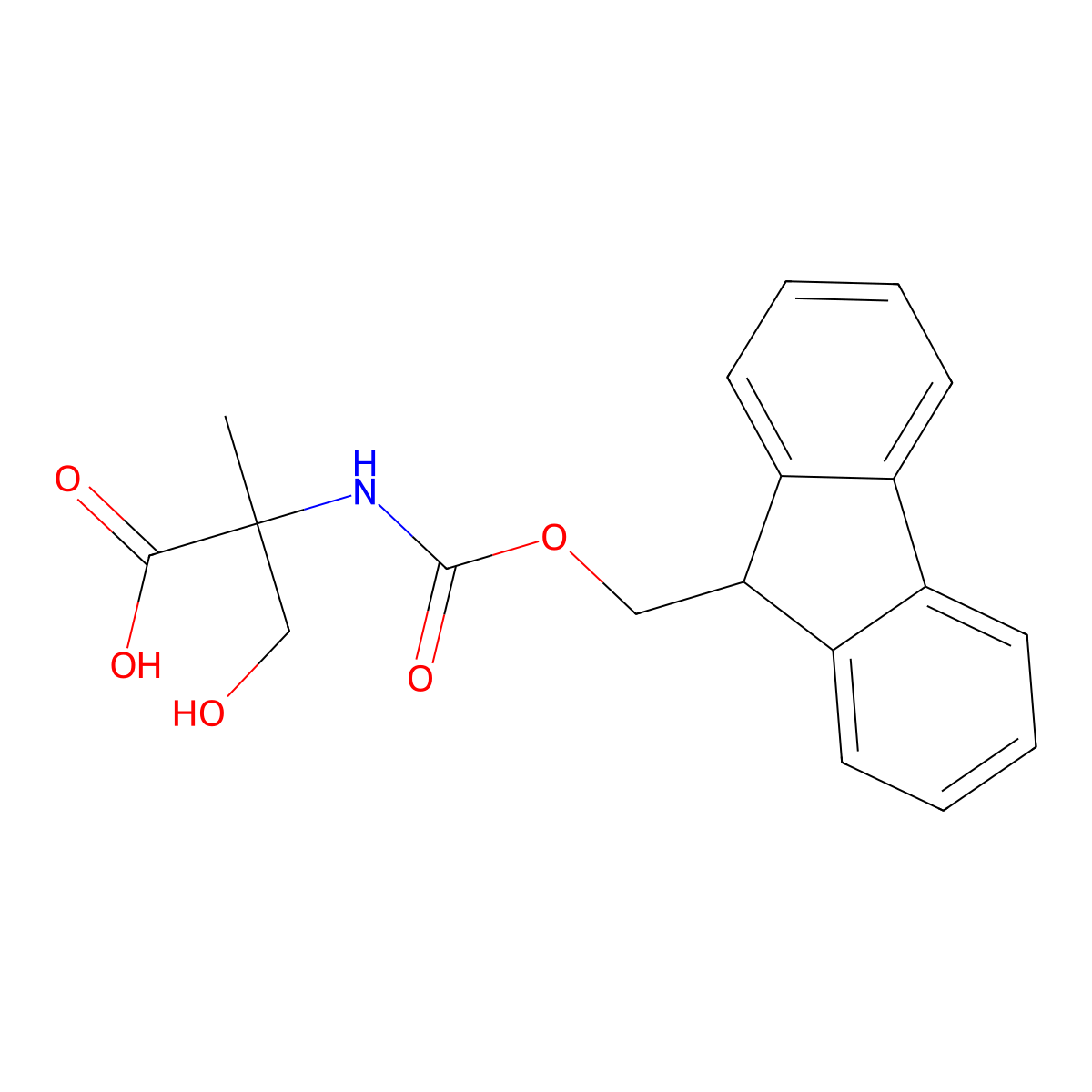 2-Cyclohexyl-3-(9H-fluoren-10-ylmethoxycarbonylamino)propanoic acid molecular structure, CAS 1380442-16-9